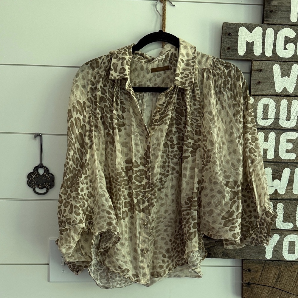 Mother size small button up shirt